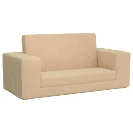 2-os-sofa-dla-dzieci-rozkladana-kremowa-miekki-plusz