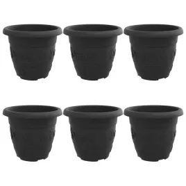 nowoczesna-okragla-donica-plastikowa-czarna-30-cm