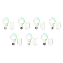 7-szt-smart-zarowka-led-e27-rgbw-zestaw-startowy-kajplats