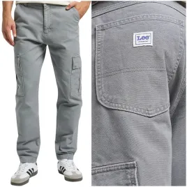 lee-cargo-pant-gray-workwear-bawelniane-spodnie-materialowe-bojowki-w30-l32