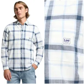 lee-workwear-shirt-2-0-blue-luzna-koszula-bawelniana-meska-w-krate-m