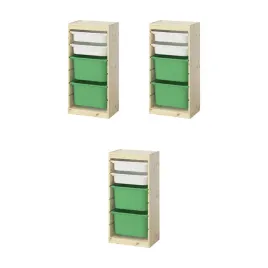 3-szt-regal-z-pojemnikami-trofast-jasna-sosna-bialy-zielony-44x30