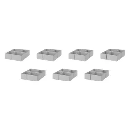 7-szt-pudelka-organizacyjne-komplement-jasnoszare-4-szt-40x54-cm