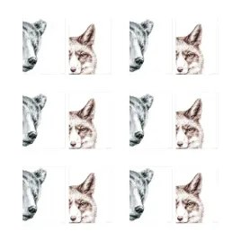 6-szt-plakat-niedzwiedz-i-lis-30x40-cm-julia-szulc-bild