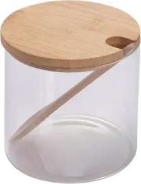 cukiernica-szklana-500-ml-z-bambusowa-pokrywka-i-lyzeczka