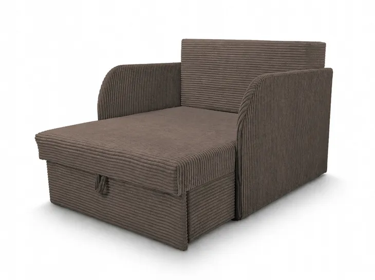 Fotel Dla Dziecka Rozkładany Łóżko Sofa Funkcja Spania Sztruks