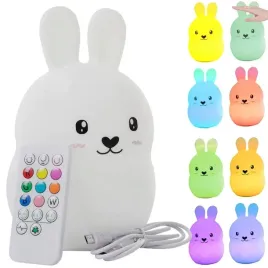 lampka-nocna-dla-dzieci-led-krolik-dotyk-rgb-pilot