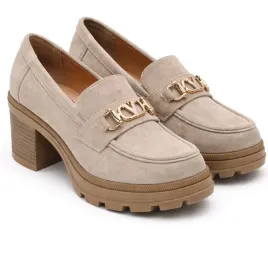 mokasyny-damskie-khaki-na-slupku-eleganckie-polbuty-zlota-ozdoba-39