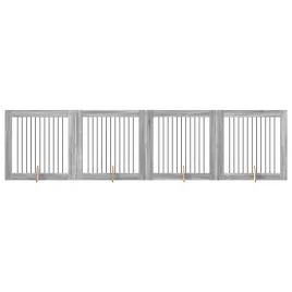 bramka-dla-psow-z-podporkami-4-szt-szary-sonoma-100-x-100-cm