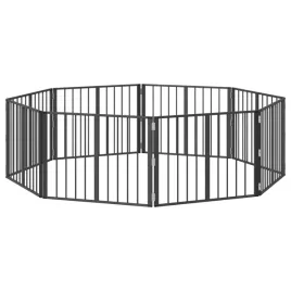 bramka-dla-psa-8-szt-czarny-80-x-60-cm-stal-galwanizowana