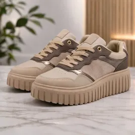 brazowe-sneakersy-damskie-na-platformie-z-metalicznymi-detalami-36