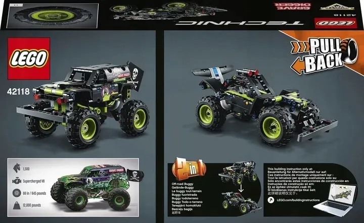 lego-technic-monster-jam-grave-digger-42118