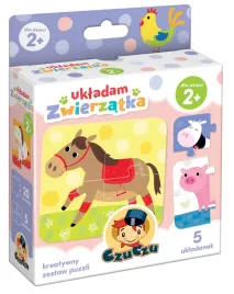 czuczu-pierwsze-puzzle-ukladam-zwierzatka-2-5-ukladanek-20-elementow