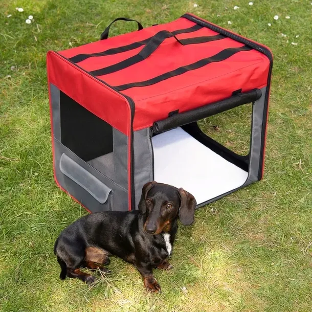 torba-podrozna-first-class-basic-m-61x46x535cm-czerwono-szara-transporter-marka-zooplus