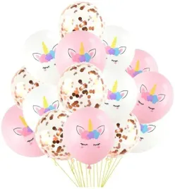 balony-zestaw-urodziny-15szt-jednorozec-konfetti-baby-shower