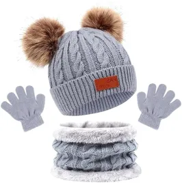 dziecieca-czapka-rekawiczki-komplet-zima-komin-dzieciecy-prazek-zestaw-grey