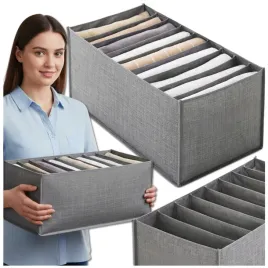 organizer-na-ubrania-bluzki-spodnie-do-szuflady-szafy-szafki-szary-pojemny