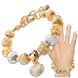modulowa-bransoletka-charms-zlota-serduszko-gold-celebrytka-serce-krysztal