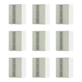 9-szt-szafka-scienna-60x80-cm-biala-jasnozielona-z-polkami