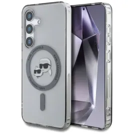 karl-lagerfeld-button-karl-and-choupette-heads-printed-logo-magsafe-etui-samsung-galaxy-s25-czarny