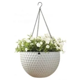 ecarla-doniczka-na-kwiaty-wiszaca-kremowa-plaster-miodu-26cm-ros10k