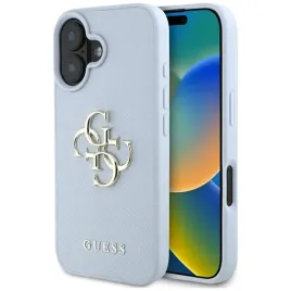 guess-grained-big-4g-logo-small-classic-logo-etui-do-iphone-16-niebieski