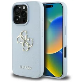 guess-grained-big-4g-logo-small-classic-logo-etui-do-iphone-16-pro-max-niebieski
