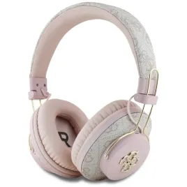 guess-metal-4g-logo-bezprzewodowe-sluchawki-nauszne-bluetooth-enc-rozowy