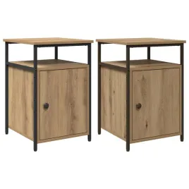 szafka-nocna-2-szt-dab-artisan-material-drewnopochodny