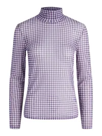 golf-damski-pieces-krata-fiolet-xs