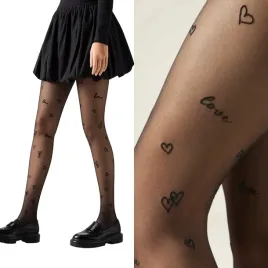 rajstopy-calzedonia-damskie-czarne-wzorzyste-napisy-love-30den-rozmiar-m-l