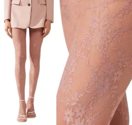 rajstopy-wzorzyste-calzedonia-30den-rozowy-kwiaty-rosa-koronka-rozmiar-m