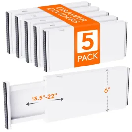 zestaw-5-regulowanych-przegrodek-do-szuflad-lifewit-3450-cm