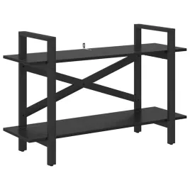 polka-na-ksiazki-czarny-dab-100-x-335-x-64-cm