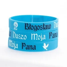 opaska-silikonowa-blogoslaw-duszo-moja-pana-blekitna-180-mm