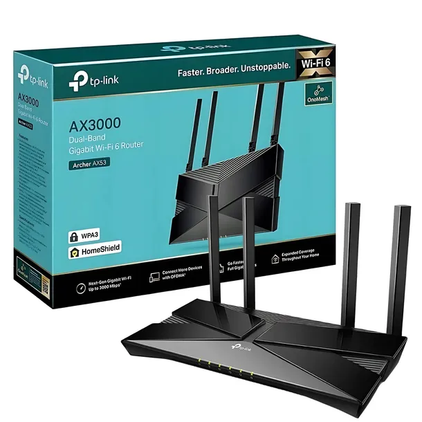 ROUTER WIFI SIECIOWY BEZPRZEWODOWY TP-LINK ARCHER AX53 DSL WIFI6 AX300