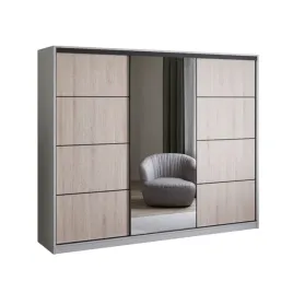 szafa-przesuwna-z-lustrem-250-cm-biala-dab-sonoma-garderoba-primo-iii