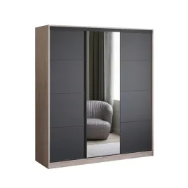 szafa-przesuwna-z-lustrem-180-cm-dab-sonoma-czarna-garderoba-primo-iii