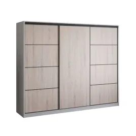 szafa-przesuwna-250-cm-biala-dab-sonoma-garderoba-szuflady-drazek-primo-iii