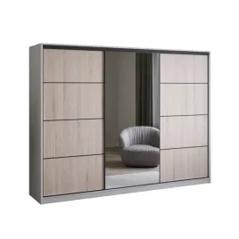 szafa-przesuwna-z-lustrem-270-cm-biala-dab-sonoma-garderoba-primo-iii