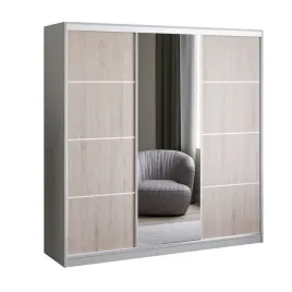 szafa-przesuwna-z-lustrem-200-cm-biala-dab-sonoma-garderoba-primo-ii