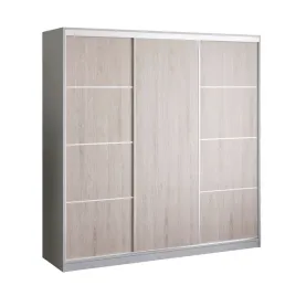 szafa-przesuwna-200-cm-biala-dab-sonoma-garderoba-szuflady-drazek-primo-ii