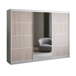 szafa-przesuwna-z-lustrem-270-cm-biala-dab-sonoma-garderoba-primo-ii