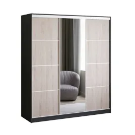szafa-przesuwna-z-lustrem-180-cm-czarna-dab-sonoma-garderoba-primo-ii