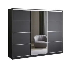 szafa-przesuwna-z-lustrem-250-cm-czarna-garderoba-szuflady-primo-ii