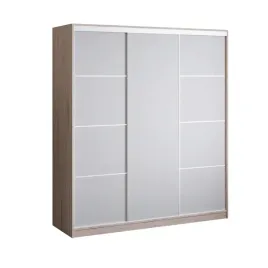 szafa-przesuwna-180-cm-dab-sonoma-biala-garderoba-szuflady-drazek-primo-ii