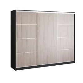 szafa-przesuwna-250-cm-czarna-dab-sonoma-garderoba-szuflady-drazek-primo-ii