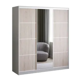 szafa-przesuwna-z-lustrem-180-cm-biala-dab-sonoma-garderoba-primo-ii