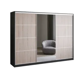 szafa-przesuwna-z-lustrem-270-cm-czarna-dab-sonoma-garderoba-primo-ii