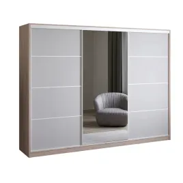 szafa-przesuwna-z-lustrem-270-cm-dab-sonoma-biala-garderoba-primo-ii